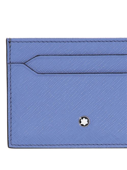 Blue rectangular card holder Mont Blanc | 198245X